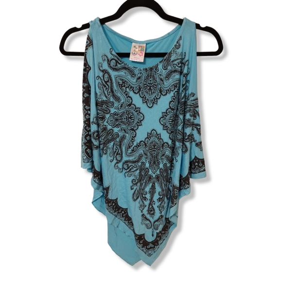 India Boutique Handkerchief Blouse - Picture 1 of 4